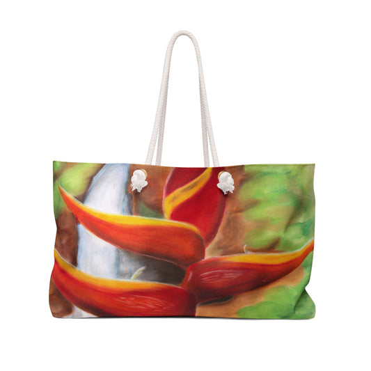 “Heliconia” Weekender Bag